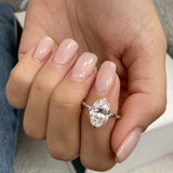 Oakley Engagement Ring 3 Carat White Gold