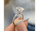 Oakley-set - Oval Cut 3.50 Carat Diamond Engagement Ring
