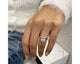 Oakley-set - Oval Cut 3.50 Carat Diamond Engagement Ring