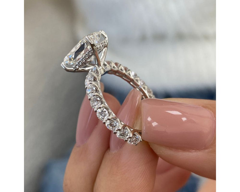 Sage - Radiant Cut 4.41 Carat Diamond Engagement Ring