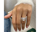 Sage-set - Radiant Cut 5.80 Carat Diamond Engagement Ring