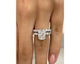 Sage-set - Radiant Cut 5.80 Carat Diamond Engagement Ring