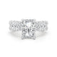 Sage Engagement Ring 5.80 Carat White Gold