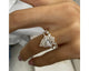 Journee-set - Pear Cut 3.35 Carat Diamond Engagement Ring