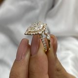 Journee Engagement Ring 3.35 Carat Yellow Gold