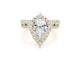 Journee-set - Pear Cut 3.35 Carat Diamond Engagement Ring