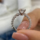 Eliza Engagement Ring 3 Carat White Gold