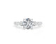 Eliza - Round Cut 3 Carat Diamond Engagement Ring