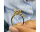 Josie - Round Cut 3.14 Carat Diamond Engagement Ring