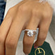 Darya Engagement Ring 2.50 Carat White Gold