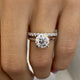 Darya Engagement Ring 2.50 Carat White Gold