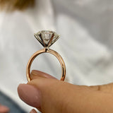 Freya Engagement Ring 3 Carat Rose Gold