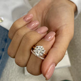 Freya Engagement Ring 3.52 Carat Rose Gold