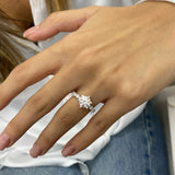 Brielle Engagement Ring 2.80 Carat White Gold