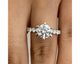 Brielle - Round Cut 2.80 Carat Diamond Engagement Ring
