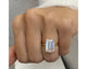 PERY - Emerald Cut 5 Carat Diamond Engagement Ring