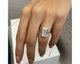 PERY - Emerald Cut 5 Carat Diamond Engagement Ring