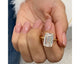 PERY - Emerald Cut 5 Carat Diamond Engagement Ring