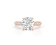 Aila - Cushion Cut 4 Carat Diamond Engagement Ring