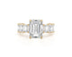 Valery - Emerald Cut 8 Carat Diamond Engagement Ring