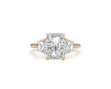 aya - Radiant Cut 5.50 Carat Diamond Engagement Ring