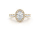 Liya - Oval Cut 3.01 Carat Diamond Engagement Ring