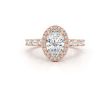 Liya - Oval Cut 3.01 Carat Diamond Engagement Ring
