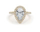 Natalie - Pear Cut 2.97 Carat Diamond Engagement Ring