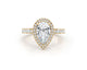 Tina - Pear Cut 3.26 Carat Diamond Engagement Ring
