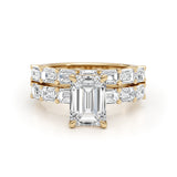 Aliaset - Emerald Cut 5.50 Carat Diamond Engagement Ring