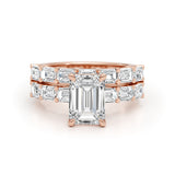 Aliaset - Emerald Cut 5.50 Carat Diamond Engagement Ring