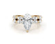 Erin (set) - Pear Cut 4.65 Carat Diamond Engagement Ring