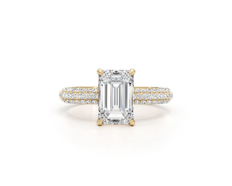Naya - Emerald Cut 5.20 Carat Diamond Engagement Ring