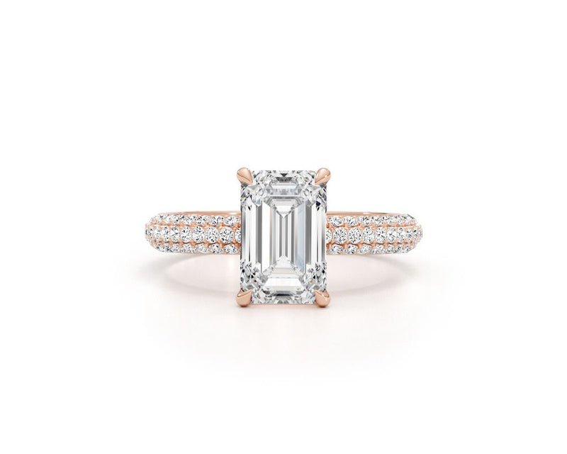 Naya - Emerald Cut 5.20 Carat Diamond Engagement Ring