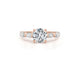 Capri - Round Cut 1.57 Carat Diamond Engagement Ring