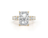 Shay - Radiant Cut 5.88 Carat Diamond Engagement Ring