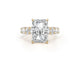 Shay - Radiant Cut 5.88 Carat Diamond Engagement Ring