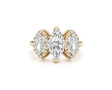 Aarya - Marquise Cut 2.18 Carat Diamond Engagement Ring