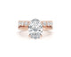 Olive-set - Oval Cut 4.50 Carat Diamond Engagement Ring