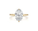 Oakley - Oval Cut 3 Carat Diamond Engagement Ring