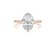 Oakley - Oval Cut 3 Carat Diamond Engagement Ring