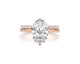 Oakley-set - Oval Cut 3.50 Carat Diamond Engagement Ring