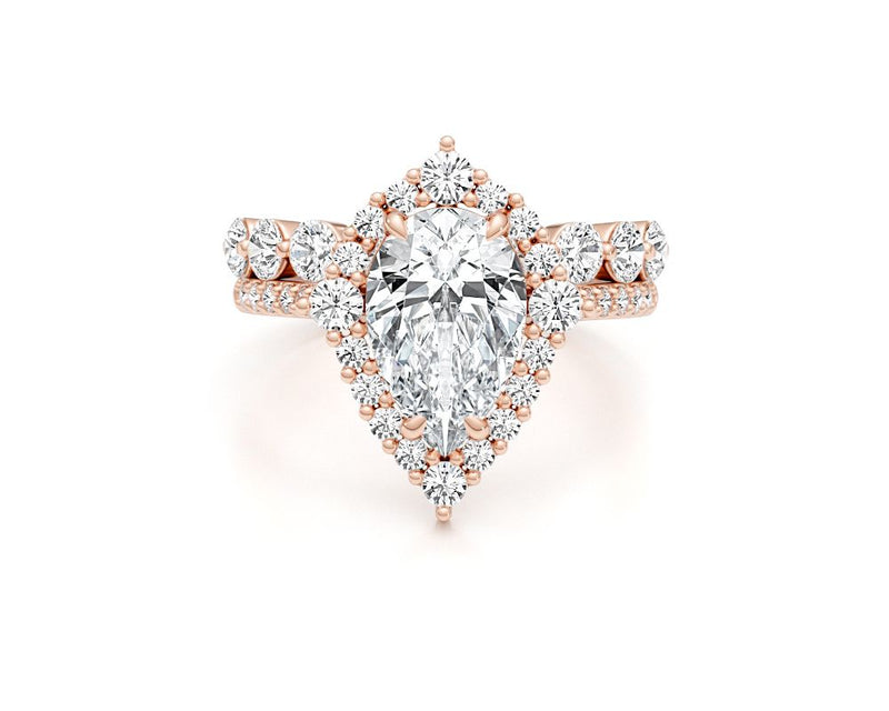 Journee-set - Pear Cut 3.35 Carat Diamond