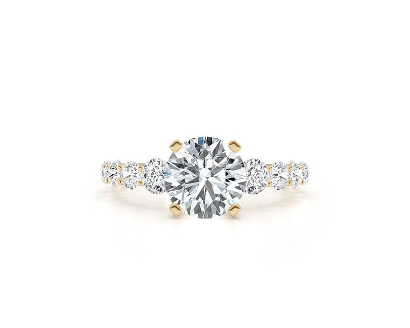 Eliza - Round Cut 3 Carat Diamond