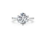 Freya - Round Cut 3 Carat Diamond Engagement Ring,Diamond Ring,Anniversary Gift,Solid Gold Ring,Valentine Gift,Ring for Her,Birthday Gift