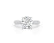 Aila - Cushion Cut 4 Carat Diamond Engagement Ring