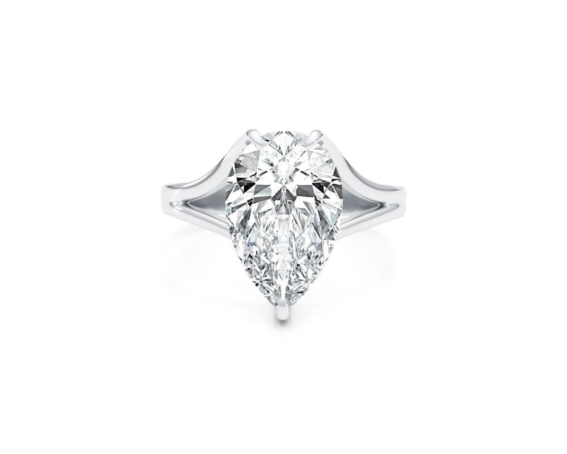 Ocean - Pear Cut 3 Carat Diamond Engagement Ring