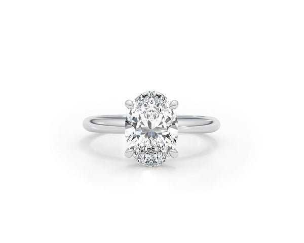 Kairi - Oval Cut 1.85 Carat Diamond Engagement Ring