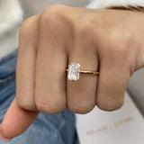 Saylor Engagement Ring 2 Carat Yellow Gold