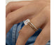 Saylor-set - Emerald Cut 2.42 Carat Diamond Engagement Ring